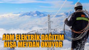 ADM ELEKTRİK DAĞITIM KIŞA MEYDAN OKUYOR