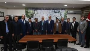 Başkan Osman Zolan Memur-Sen’e konuk oldu