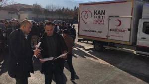 İTFAİYECİLERDEN KAN BAĞIŞI