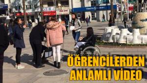 ÖĞRENCİLERDEN ANLAMLI VİDEO