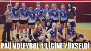PAÜ VOLEYBOL 1. LİGİNE YÜKSELDİ