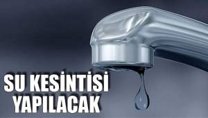 SU KESİNTİSİ YAPILACAK