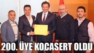 200. ÜYE KOCASERT OLDU