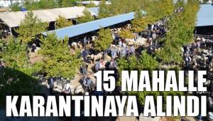 ACIPAYAM'DA KARANTİNA ALARMI!