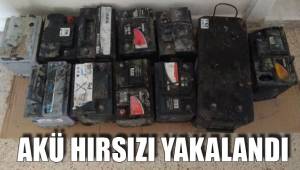 AKÜ HIRSIZI YAKALANDI