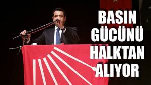 BASIN GÜCÜNÜ HALKTAN ALIYOR