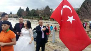 Çinliler Pamukkale’de