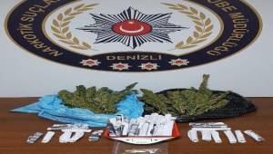 Evinde 1 Kg esrar yakalandı
