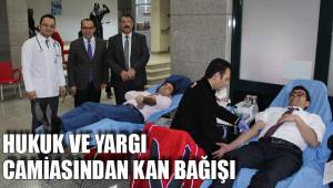 HUKUK VE YARGI CAMİASINDAN KAN BAĞIŞI