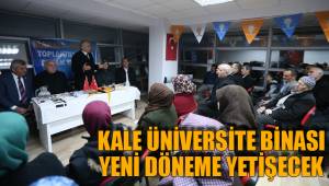 KALE ÜNİVERSİTE BİNASI YENİ DÖNEME YETİŞECEK