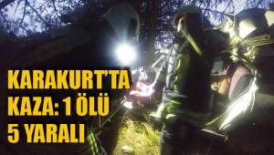 KARAKURT’TA KAZA: 1 ÖLÜ 5 YARALI