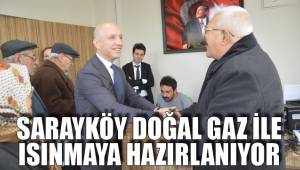 SARAYKÖY DOĞAL GAZ İLE ISINMAYA HAZIRLANIYOR