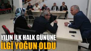 YILIN İLK HALK GÜNÜNE İLGİ YOĞUN OLDU