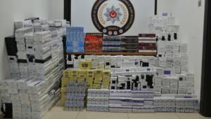 16 BİN PAKET KAÇAK SİGARA YAKALANDI