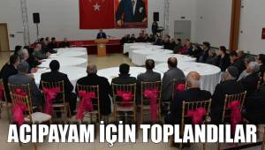 ACIPAYAM İÇİN TOPLANDILAR