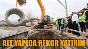 ALT YAPIDA REKOR YATIRIM