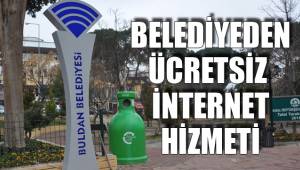 BELEDİYEDEN ÜCRETSİZ İNTERNET HİZMETİ