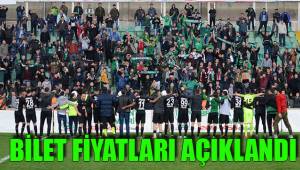 BİLET FİYATLARI AÇIKLANDI