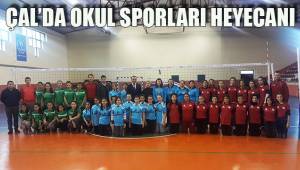 ÇAL’DA OKUL SPORLARI HEYECAN BAŞLADI