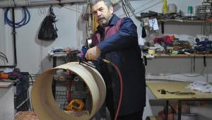 Davulcu Baba’dan yöresel davul