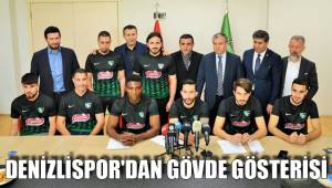 DENİZLİSPOR'DAN GÖVDE GÖSTERİSİ