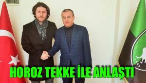 HOROZ TEKKE İLE ANLAŞTI
