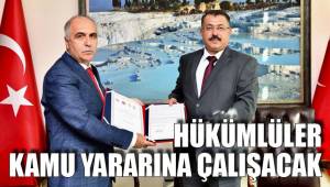 HÜKÜMLÜLER KAMU YARARINA ÇALIŞACAK
