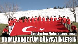 ADIMLARINIZ TÜM DÜNYAYI İNLETSİN
