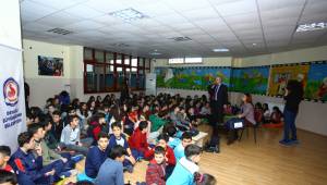 BÜYÜKŞEHİR’DEN ÖĞRENCİLERE DEPREM EĞİTİMİ