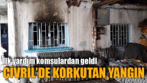 ÇİVRİL’DE KORKUTAN YANGIN