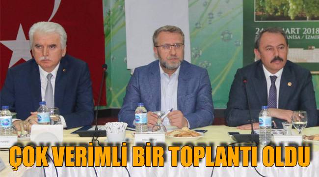 ÇOK VERİMLİ BİR TOPLANTI OLDU