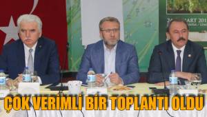 ÇOK VERİMLİ BİR TOPLANTI OLDU