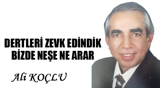 DERTLERİ ZEVK EDİNDİK BİZDE NEŞE NE ARAR