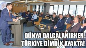 DÜNYA DALGALANIRKEN, TÜRKİYE DİMDİK AYAKTA!