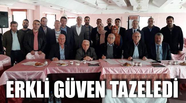 ERKLİ GÜVEN TAZELEDİ