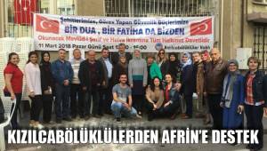 KIZILCABÖLÜKLÜLER VAKFI’NDAN AFRİN’E DESTEK