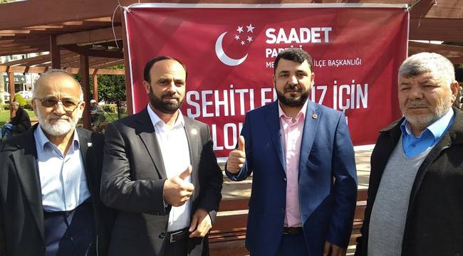 Şehitler için lokma döktüler