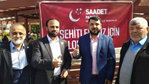 Şehitler için lokma döktüler