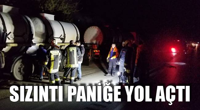 SIZINTI PANİĞE YOL AÇTI