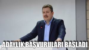 ADAYLIK BAŞVURULARI BAŞLADI