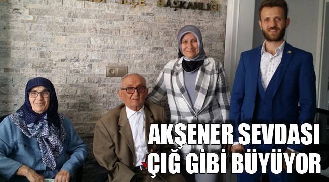 AKŞENER SEVDASI ÇIĞ GİBİ BÜYÜYOR