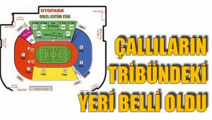 ÇAL TARAFTARININ TRİBÜNDE OTURACAĞI YER BELLİ OLDU