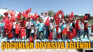 ÇOCUKLAR DOYASIYA EĞLENDİ