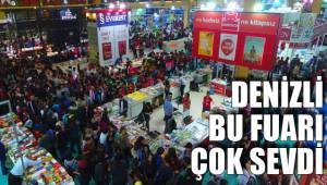 DENİZLİ KİTAP FUARINI ÇOK SEVDİ