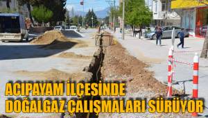DOĞALGAZ ÇALIŞMALARI SÜRÜYOR