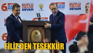 FİLİZ’DEN TEŞEKKÜR
