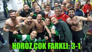 HOROZ ÇOK FARKLI: 3-1