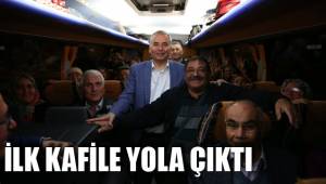İLK KAFİLE 10 OTOBÜSLE YOLA ÇIKTI