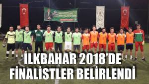 İLKBAHAR 2018’DE FİNALİSTLER BELİRLENDİ