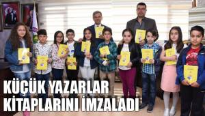 KÜÇÜK YAZARLAR KİTAPLARINI İMZALADI